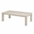 Stół ogrodowy prostokątny z betonu 160x80x45 cm beżowy